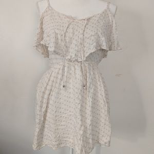 American Eagle Cream Summer Sundress